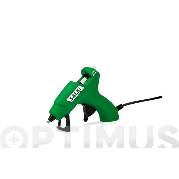 PISTOLA COLA TERMOFUSIBLE CON CABLE MINI DETAIL 25 WT &Oslash; 7,5 MM SALKI
