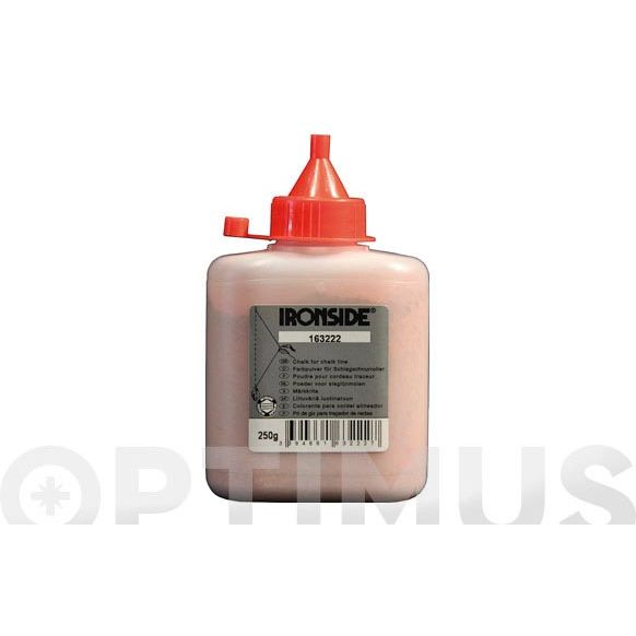 POLVO TIRALINEAS 250GR ROJO IRONSIDE