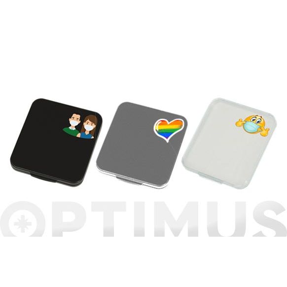 PORTA MASCARILLAS POCKET SURTIDOS 11 X 12,4 X 1,2 CM