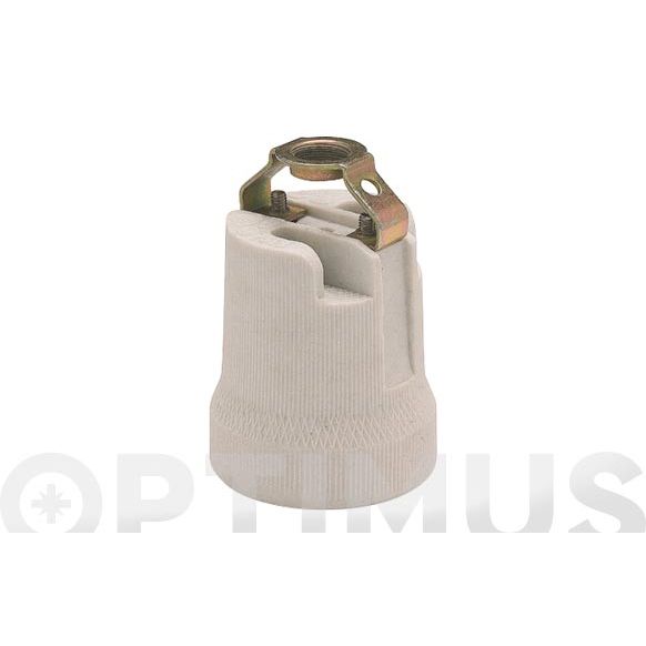 PORTALAMPARAS CER&OElig;MICA E-27 M10X100 FAMATEL .