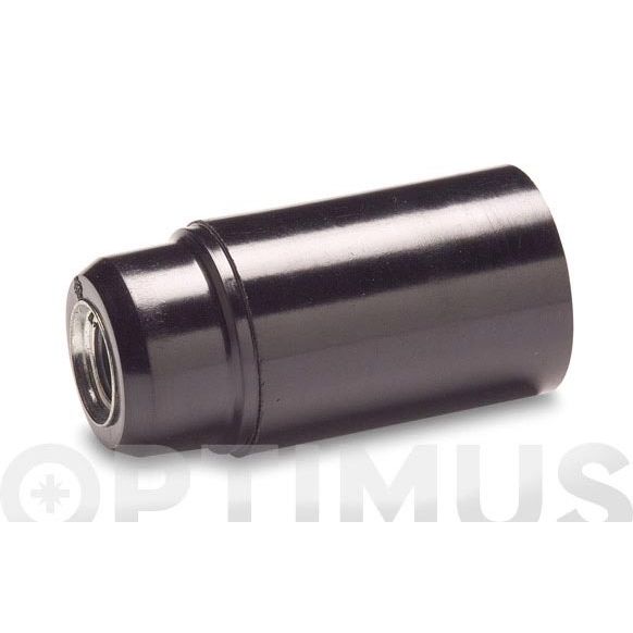 PORTALAMPARAS LISO E-14 NEGRO FAMATEL