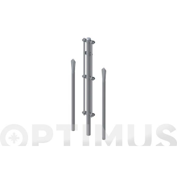 POSTE ESQUINERO GALVANIZADO CONJUNTO 1 / 1.25 MT