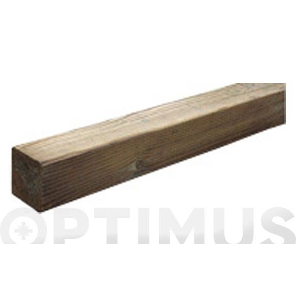 POSTE MADERA CUADRADO  7X7X240 CM