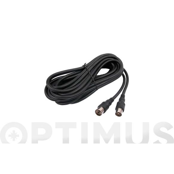 PROLONGADOR CABLE ANTENA NEGRO 5 MT MP 0588 E AXIL