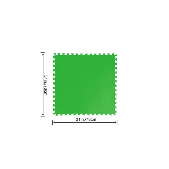 PROTECTOR SUELO DE POLIETILENO ESPONJOSO  9 UDS 78 X 78 CM