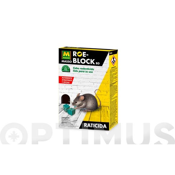RATICIDA EN BLOQUES 260 GR MASSO