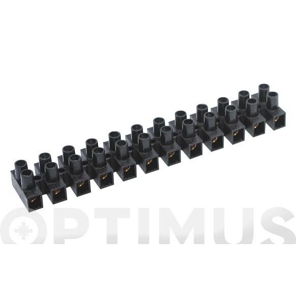 REGLETA CONEXION ELEC HOMOLOG. 10 MM 57A NEGRA FAMATEL