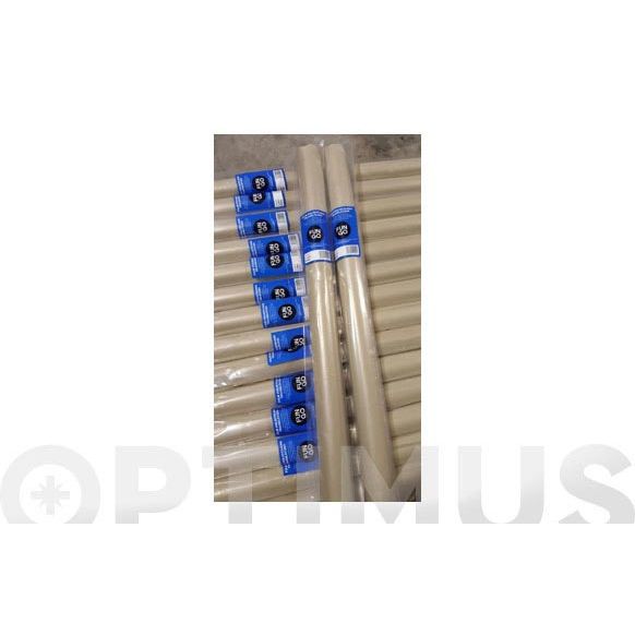 ROLLO PLASTICO PE/BD 1 MT GALGA 300 LARGO DE 250 MTR LINEALES 