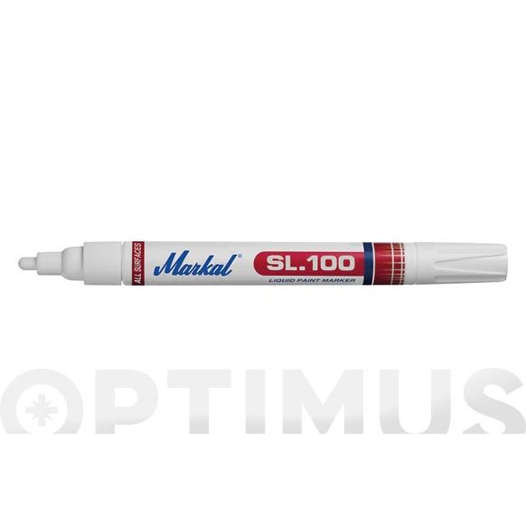 ROTULADOR PERMANENTE DE PINTURA SL-100 BLANCO MARKAL