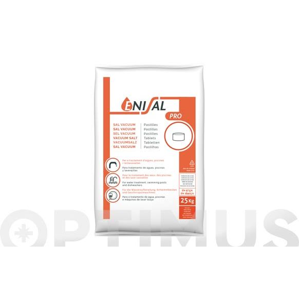 SAL REFINADA VACUUM DESCALCIFICADOR 25 KG PASTILLAS