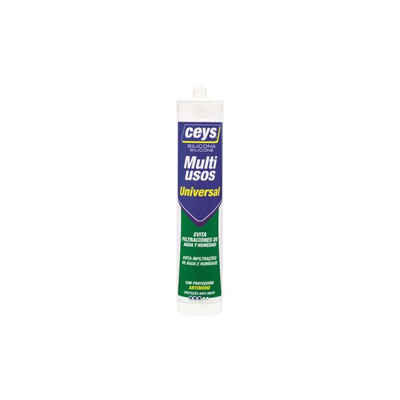 SILICONA MULTIUSOS UNIVERSAL BLANCO 280ML SELLACEYS