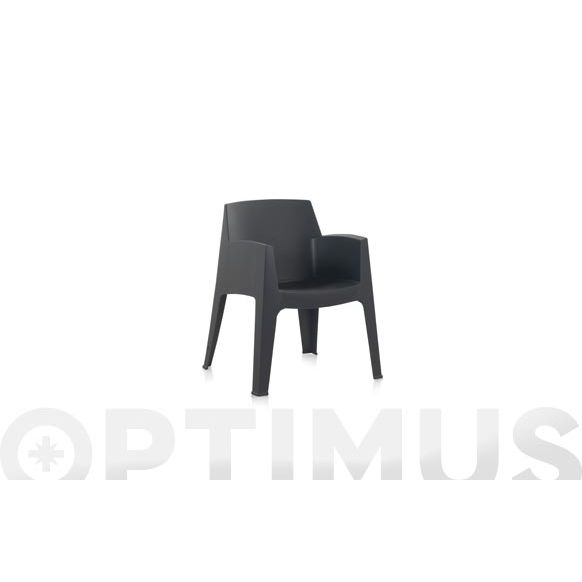 SILLA RESINA MASTER 67X60X82 CM ANTRACITA