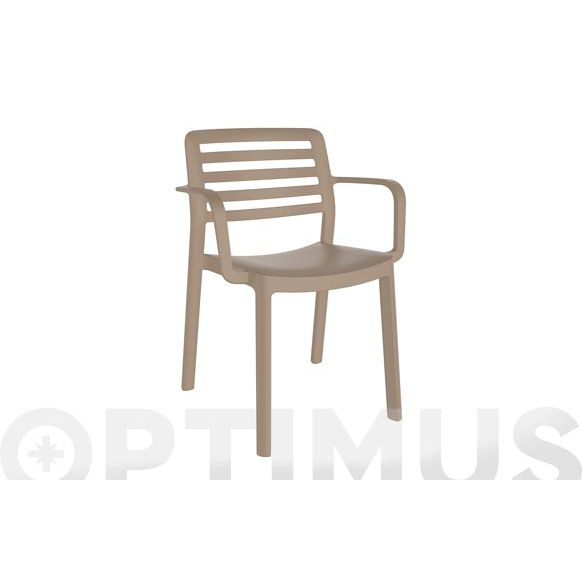 SILLON CON BRAZOS POLIPROPILENO  WIND ARENA