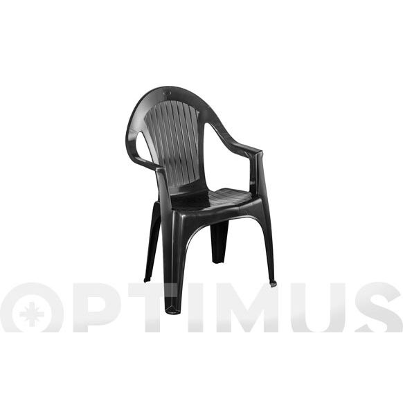SILLON MONOBLOC NAPOLI ANTRACITA