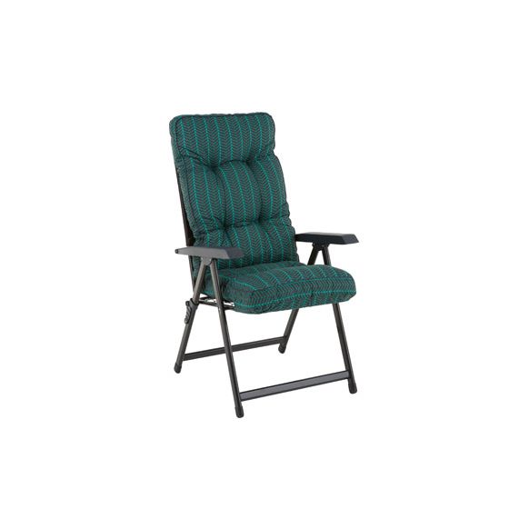 SILLON PLEGABLE ALBA 7 POSICIONES GRIS/VERDE