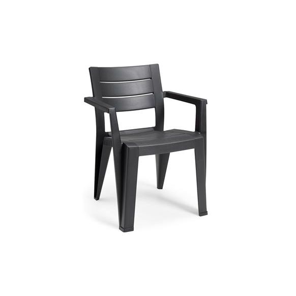 SILLON RESINA APILABLE JULIE GRAFITO