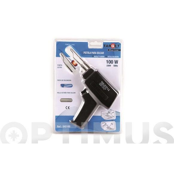 SOLDADOR ELECTRICO INSTANTANEO PISTOLA 100 WT TARGET 