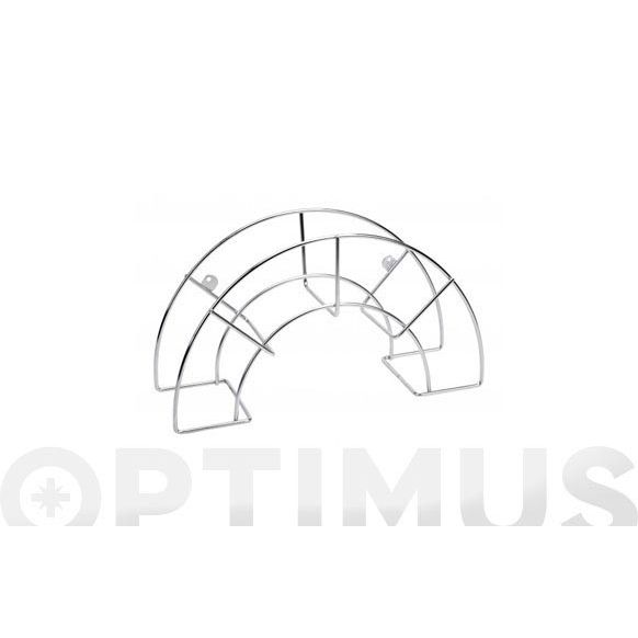 SOPORTE MURAL MANGUERA GRANDE ACERO INOXIDABLE 30 MT SAUVIC