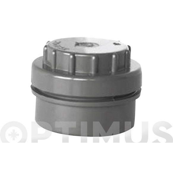 TAPON REGISTRO 40 PVC =