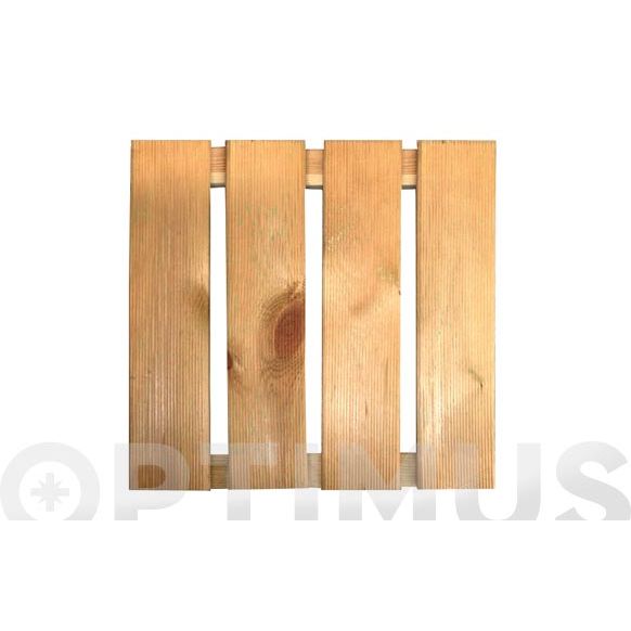 TARIMA MADERA 50X50 LAMA ANCHA