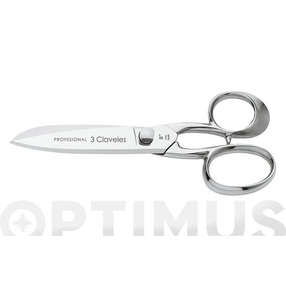 TIJERA COCINA INOX 8" 20 CM 3CLAVELES