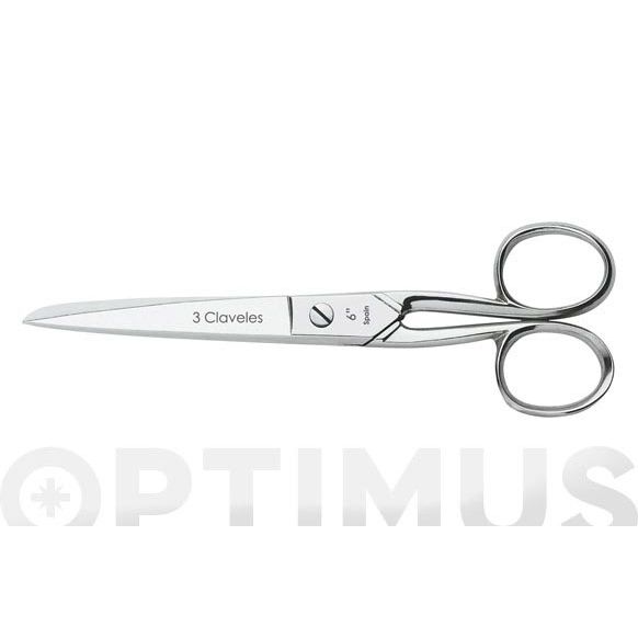 TIJERA COSTURA NIQUELADA 6" 15 CM 3CLAVELES