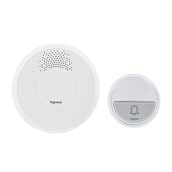 TIMBRE INALAMBRICO BLANCO ALCANCE 100 METROS LEGRAND