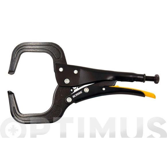 TORNILO APRIETE GRIP DE ACERO CUELLO DE CISNE 288MM 0-110MM IRONSIDE