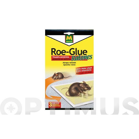 TRAMPA ADHESIVA ROE GLUE CON CEBO ATRAYENTE PACK 3 UN