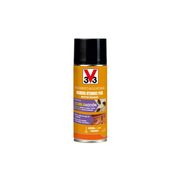 TRATAMIENTO MATACARCOMAS MADERAS INTERIOR PLUS SPRAY 400 ML