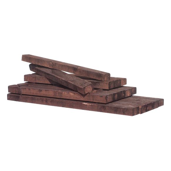 TRAVIESA MADERA PINO TRATADO 250 X 20 X 10 CM MARRON OSCURO