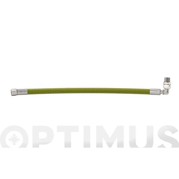 TUBO DE CONEXION DE GAS INOX H 1/2" DE 1 MT GENEBRE 