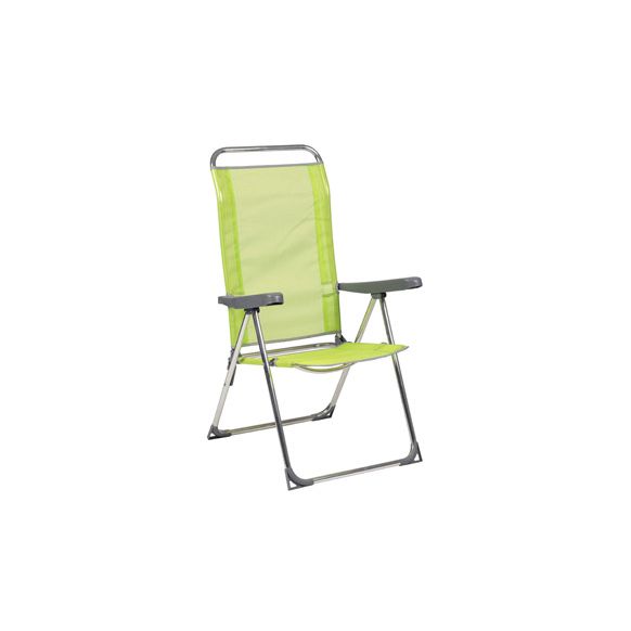 TUMBONA PLAYA MULTIPOSICION PATA CERRADA ALUMINIO FIBRELINE PISTACHO