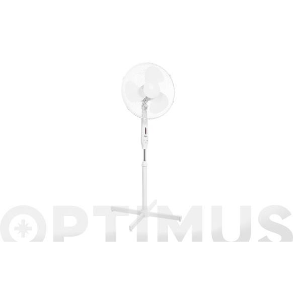 VENTILADOR DE PIE BLANCO CON MANDO A DISTANCIA 50W &Oslash; 40CM TRISTAR