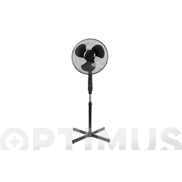 VENTILADOR DE PIE NEGRO CON MANDO A DISTANCIA 50 WT &Oslash; 40 CM TRISTAR