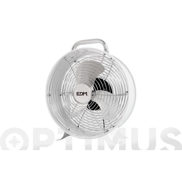VENTILADOR DE SOBREMESA BLANCO 30W ASPAS &Oslash; 20CM EDM