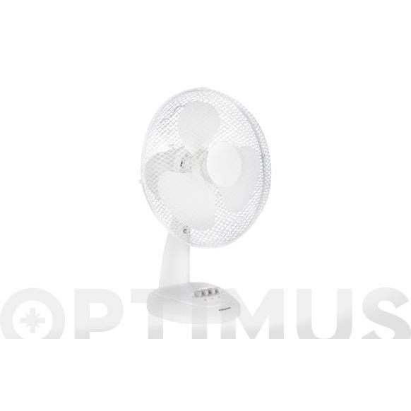 VENTILADOR DE SOBREMESA BLANCO 40W &Oslash; 30CM TRISTAR