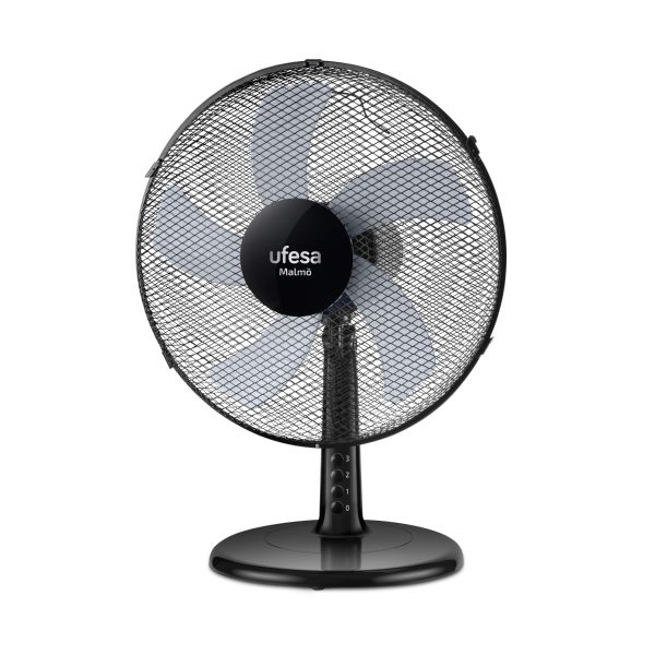 VENTILADOR SOBREMESA 50 WT MALM&Ouml; &Oslash; 40 CM 5 ASPAS OSCILANTE UFESA