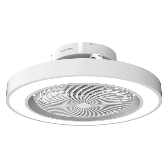 VENTILADOR TECHO PLAFON XALOC 7048W BLANCO 36 WT &Oslash; 48 CM  UNIVERSAL BLUE