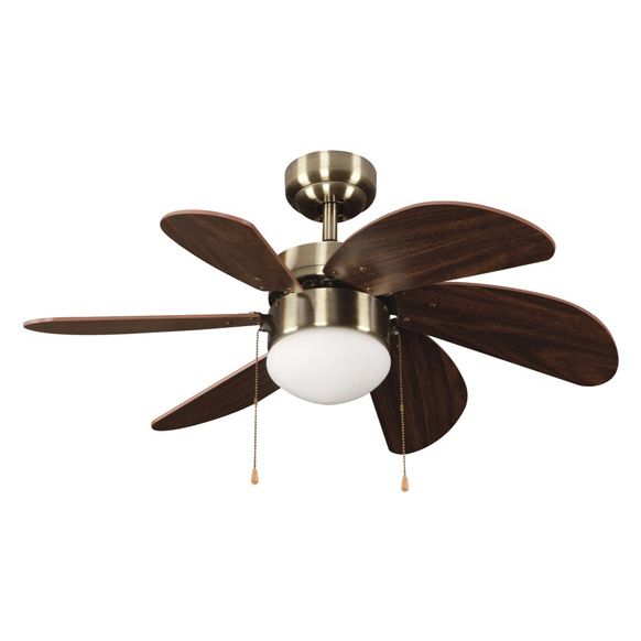 VENTILADOR TECHO TABIT &Oslash;84CM 55W 6 ASPAS 3 VELOCIDADES