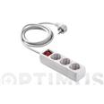 BASE M&Uacute;LTIPLE ECO BLANCA SIN INTERRUPTOR