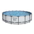 PISCINA DESMONTABLE REDONDA STEEL PRO MAX 23.062 L DEPURADORA CARTUCHO TIPO III &Oslash; 549 X 122 CM