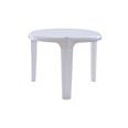 MESA AUXILIAR RESINA 50 X 39 CM BLANCO