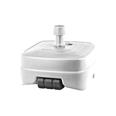 PIE PARASOL RESINA RELLENABLE C/RUEDAS &Oslash; 33-50 MM BLANCO