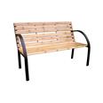 BANCO JARDIN METALICO MADERA 122 X 60 X 80 CM