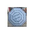 PARASOL PLAYA ALUMINIO &Oslash;180 CM UPF 50+ HOJAS AZUL