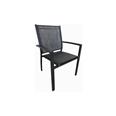 SILLON ALUMINIO TEXTILENE ANTRACITA/GRIS