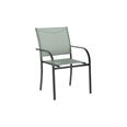 SILLON ACERO TEXTILENE VERDE