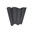 CA&Ntilde;IZO PVC REFORZADO 2 TABIQUES 19 MM 1 X 3 M ANTRACITA