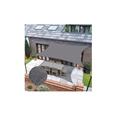 TOLDO VELA SOMBREO CUADRADO IMPERMEABLE POLIESTER 3 X 3 M ANTRACITA
